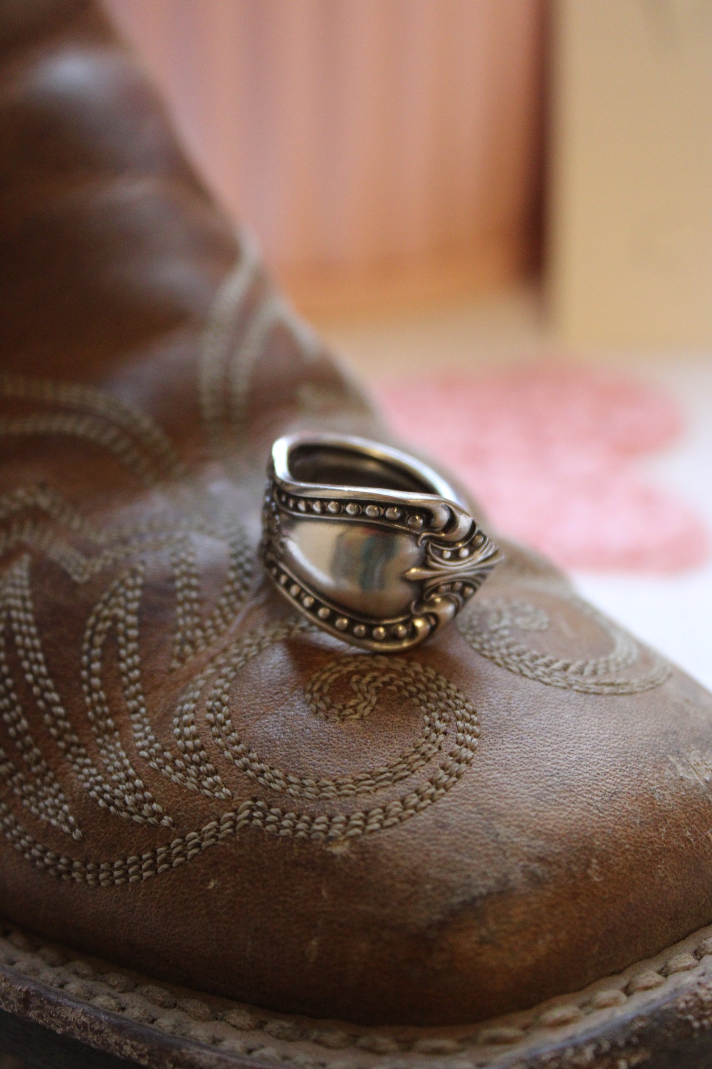 Silver Petal RIng